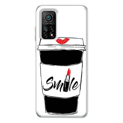 Etui na Xiaomi Mi 10T 5G - Kubek z kawą Smile