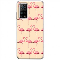 Etui na Xiaomi Mi 10T 5G - Różowe flamingi