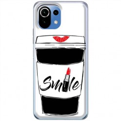Etui na Xiaomi Mi 11 Lite 5G - Kubek z kawą Smile