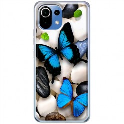 Etui na Xiaomi Mi 11 Lite 5G - Niebieskie motyle