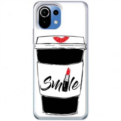 Etui na Xiaomi Mi 11 Lite 4G - Kubek z kawą Smile