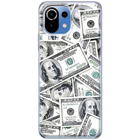 Etui na Xiaomi Mi 11 Lite 4G - Banknoty dolary 100