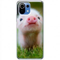 Etui na Xiaomi Mi 11 Lite 4G - Wesoła mała świnka