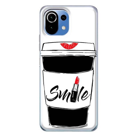 Etui na Xiaomi Mi 11 - Kubek z kawą Smile