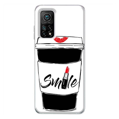 Etui na Xiaomi Mi 10T Pro 5G - Kubek z kawą Smile