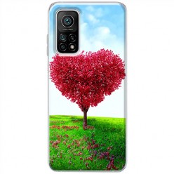 Etui na Xiaomi Mi 10T Pro 5G - Czerwone drzewo serce