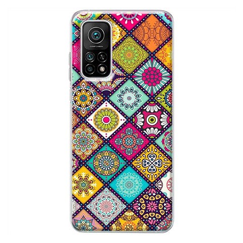 Etui na Xiaomi Mi 10T Pro 5G - Kolorowe romby boho