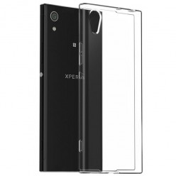 Sony Xperia XA1 - silikonowe etui na telefon Clear Case - przezroczyste.