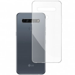 LG K51S- silikonowe etui na telefon Clear Case - przezroczyste.