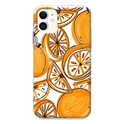 Etui na iPhone 12 - Krojone pomarańcze