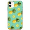 Etui na iPhone 12 - Żółte Ananasy