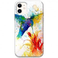 Etui na iPhone 12 - Waterkolor ptak koliber