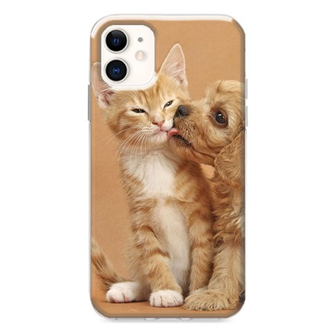 Etui na iPhone 12 - Kochające szczeniaki