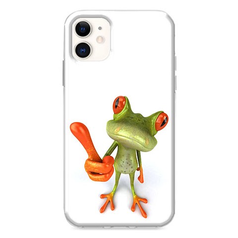 Etui na iPhone 12 - Komiksowa żaba