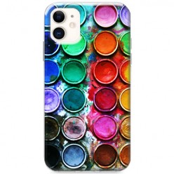 Etui na iPhone 12 Mini - Kolorowe farbki