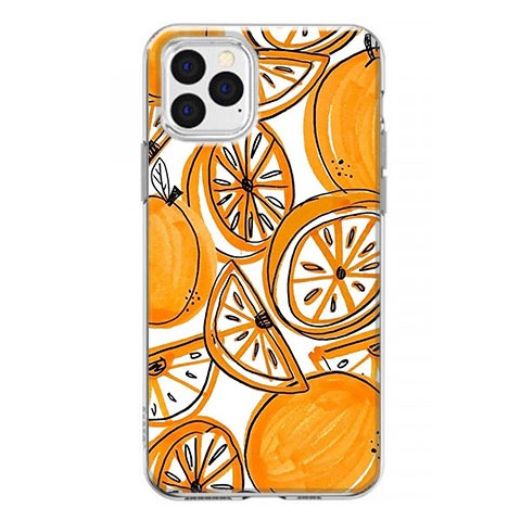 Etui na iPhone 12 Pro Max - Krojone pomarańcze