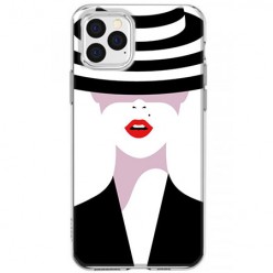 Etui na iPhone 12 Pro Max - Kobieta w kapeluszu