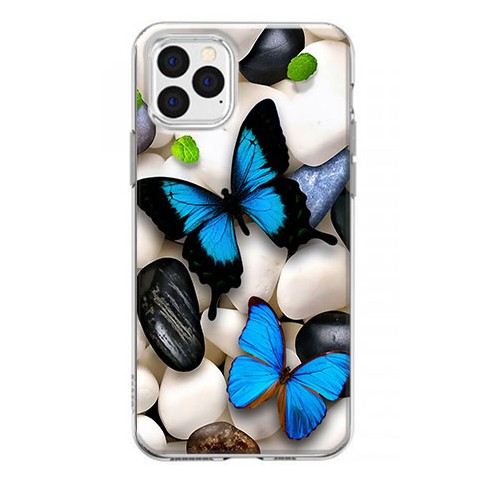 Etui na iPhone 12 Pro Max - Niebieskie motyle