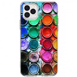 Etui na iPhone 12 Pro Max - Kolorowe farbki