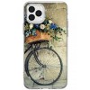 Etui na iPhone 12 Pro Max - Rower z kwiatami