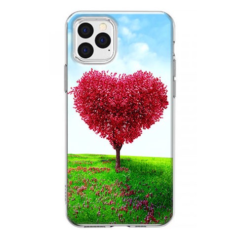 Etui na iPhone 12 Pro Max - Czerwone drzewo serce