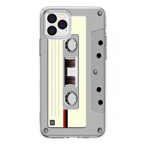 Etui na iPhone 12 Pro Max - Kaseta magnetofonowa retro