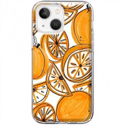 Etui na iPhone 13 - Krojone pomarańcze