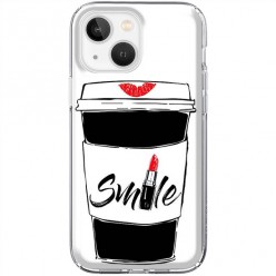 Etui na iPhone 13 - Kubek z kawą Smile