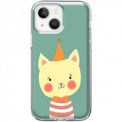 Etui na iPhone 13 - Kotek w czapeczce