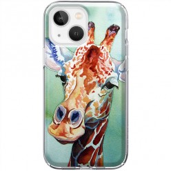 Etui na iPhone 13 - Waterkolor żyrafa