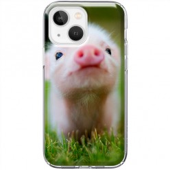 Etui na iPhone 13 - Wesoła mała świnka