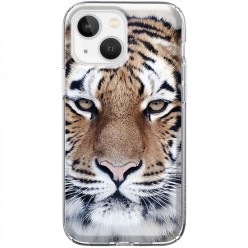Etui na iPhone 13 - Śnieży tygrys