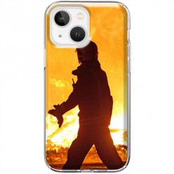 Etui na iPhone 13 - Strażak w ogniu