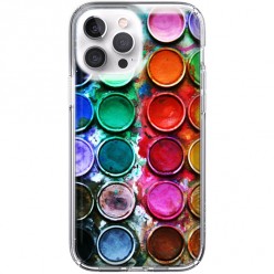 Etui na iPhone 13 Pro - Kolorowe farbki