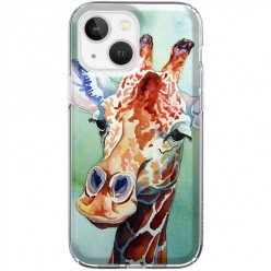 Etui na iPhone 13 Mini - Waterkolor żyrafa