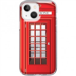 Etui na iPhone 13 Mini - Czerwona budka telefoniczna