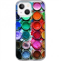 Etui na iPhone 13 Mini - Kolorowe farbki