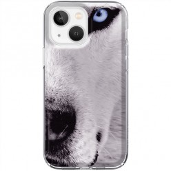 Etui na iPhone 13 Mini - Pies z niebieskim okiem