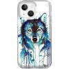 Etui na iPhone 13 Mini - Niebieski waterkolor pies