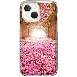 Etui na iPhone 13 Mini - Różowy spacer po parku