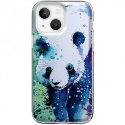 Etui na iPhone 13 Mini - Panda Waterkolor