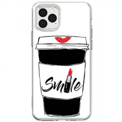 Etui na iPhone 12 Pro - Kubek z kawą Smile