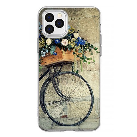 Etui na iPhone 12 Pro - Rower z kwiatami