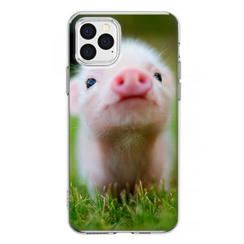 Etui na iPhone 12 Pro - Wesoła mała świnka
