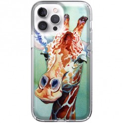Etui na iPhone 13 Pro Max - Waterkolor żyrafa