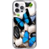Etui na iPhone 13 Pro Max - Niebieskie motyle