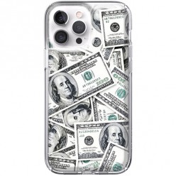 Etui na iPhone 13 Pro Max - Banknoty dolary 100