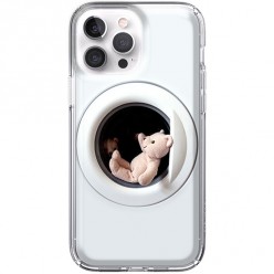 Etui na iPhone 13 Pro Max - Miś w pralce