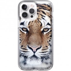 Etui na iPhone 13 Pro Max - Śnieży tygrys