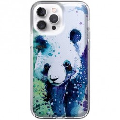 Etui na iPhone 13 Pro Max - Panda Waterkolor